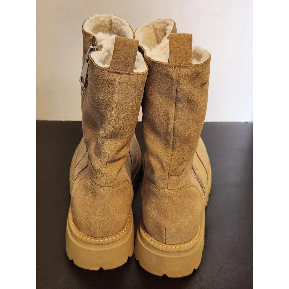Sz 10 - Blondo Waterproof Brown Suede Boot